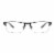 Foster Grant Ironman® Momentum Reading Glasses – Gunmetal/Blue Perspective: front