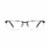 Foster Grant® Men’s Lamar Reading Glasses – Matte Black Metal Perspective: front