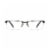 Foster Grant® Men’s Lamar Reading Glasses – Matte Black Metal Perspective: front