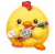 Zuru Snackles Series 1 Plush Chicken & Tabasco® Perspective: front