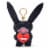 Zuru Fuggle Key Rings™ 5-inch Assortment Series 5 Lord Long Ears - Black Perspective: front