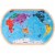 Professor Poplar's Whole Wide World Puzzle Map Perspective: front