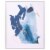 Indigo Collide III by Melissa Wang, Framed Wall Art, 13.5W x 16.5H Perspective: front