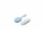 Google Nest GA01919 Chromecast with Google TV - White Perspective: front