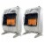 Mr. Heater 18000 BTU Vent Free Radiant Propane Indoor/Outdoor Heater (2 Pack) Perspective: front