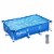 Bestway 8.5t x 5.5ft x 24in Rectangular Above Ground Pool Frame with Filter Pump Perspective: front