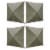 Clam Quick Set Screen Hub Green Tent Wind & Sun Panels, Accessory Only (4 Pack) Perspective: front