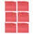 Clam Quick-Set Screen Hub Red Fabric Wind & Sun Panels, Accessory Only (6 Pack) Perspective: front
