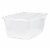 Life Story Rectangular Clear Plastic Protective Storage Shoe Box (24 Pack) Perspective: front