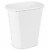 Sterilite 10528006 5.5 Gallon White Ultra Plastic Wastebasket Trash Can (6 Pack) Perspective: front