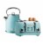 Haden Stainless Steel Retro Toaster & 1.7 Liter Stainless Steel Electric Kettle Perspective: front