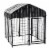 Lucky Dog 4 x 4.5 Ft Large Covered Wire Dog Fence Kennel Pet Play Pen, (6 Pack) Perspective: front