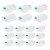 Sterilite 6 Sets of 32 Quart Latch Lid Tote & 12 Sets of 15 Quart Latch Lid Tote Perspective: front