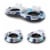 Bestway 3 Floats Inflatable Lake Pool Tube Package w/ 1 Double & 2 Single Seats Perspective: front