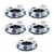 Bestway CoolerZ Rapid Rider Inflatable Blow Up Pool River Tube, Blue (5 Pack) Perspective: front