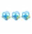 Intex Baby Float Inflatable Swimming Pool Kiddie Tube Raft (3 Pack) Perspective: front