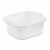 Sterilite 12 Quart Durable Reinforced Plastic Kitchen Dishpan w/ Handles, 8 Pack Perspective: front