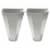 Little Giant RC2 Galvanized Steel Medium Poultry Restraining Cone, (2 Pack) Perspective: front