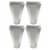 Little Giant RC2 Galvanized Steel Medium Poultry Restraining Cone, (4 Pack) Perspective: front