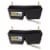 Little Giant 9 Quart Heavy Duty Feed Trough Bucket Fence Feeder, Black (2 Pack) Perspective: front