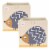 3 Sprouts Children's Foldable Fabric Storage Box Soft Toy Bin, Hedgehog (2 Pack) Perspective: front