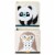 3 Sprouts Foldable Fabric Storage Cube Box Soft Toy Bin, Owl & Bear (2 Pack) Perspective: front