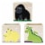 3 Sprouts Kids Felt Storage Cube Toy Bin w/ Dragon, Gorilla & Rhino Cube Toy Bins Perspective: front