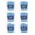 Reliance Products Aqua-Pak 2.5 Gal. Plastic Water Container Storage Jug (6 Pack) Perspective: front