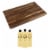 John Boos Walnut Wood 18 x 25 Inches Cutting Board & 3 Piece Maintenance Oil Set Perspective: front