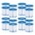 Summer Waves P57000104 Replacement Type D Pool and Spa Filter Cartridge (16 Pk) Perspective: front