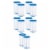 Summer Waves P57000302 Replacement Type B Pool & Spa Filter Cartridge (10 Pack) Perspective: front