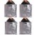 Reliance Products Double Doodie Plus Large Toilet Waste Bags, Gray (4 Pack) Perspective: front