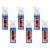 6 Pack 10L Boost Oxygen Stars and Stripes Pure Canned Oxygen Canister, Natural Perspective: front