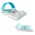 Comfy Floats 13 Foot Misting Party Platform & Comfy Floats Misting Chaise Lounge Perspective: front