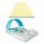 Comfy Floats 12' No Inflate Water Pad & Comfy Floats 13' Misting Party Platform Perspective: front