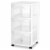 Sterilite 28308002 Home 3 Drawer Wheeled Plastic Storage Container (Set of 4) Perspective: front