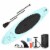 Ancheer iSUP Inflatable Stand Up Paddle Board with Bag and Accessories, Blue Perspective: front