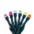 Home Heritage 33' Wrapped Dome Holiday Lights, App Control, 100 RGB LEDs, 4 Pack Perspective: front