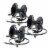 Apache Steel Pressure Washer Reel for 50 Foot Hose with Pump, Black (3 Pack) Perspective: front