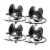 Apache Steel Pressure Washer Reel for 50 Foot Hose with Pump, Black (4 Pack) Perspective: front