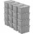 Sterilite Tuff1 30 Gallon Plastic Storage Tote Container Bin with Lid (16 Pack) Perspective: front