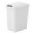Sterilite 10438004 7.5 Gal TouchTop Wastebasket w/ Titanium Latch, White 12 Ct Perspective: front