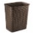 Sterilite Weave 3.4 Gallon Plastic Home & Office Wastebasket Trash Can (12 Pack) Perspective: front