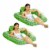 Aqua Leisure Zero Gravity Inflatable Swimming Pool Lounge Chair Float, Green, 2 Perspective: front