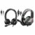 EKSA RGB USB Gaming Headset, Gray, and S100 Headphone with Microphone, Black Perspective: front