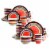 Gibson Casa Stella 16 Pc Dinnerware Plates, Bowls, & Mugs Set, Multicolor (2 Pk) Perspective: front