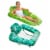 Aqua Leisure Luxury Water Lounger with Headrest and Zero Gravity Chair Lounger Perspective: front