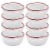 Sterilite Ultra Seal 8.10 Quart Plastic Food Storage Bowl Container, 8 Pack Perspective: front