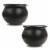 Union Products 55160 16 Inch Witch Cauldron Halloween Decoration, Black (2 Pack) Perspective: front