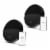 iHome AutoVac Eclipse Self Charging Robot Vacuums for Multi Level Homes (2 Pack) Perspective: front